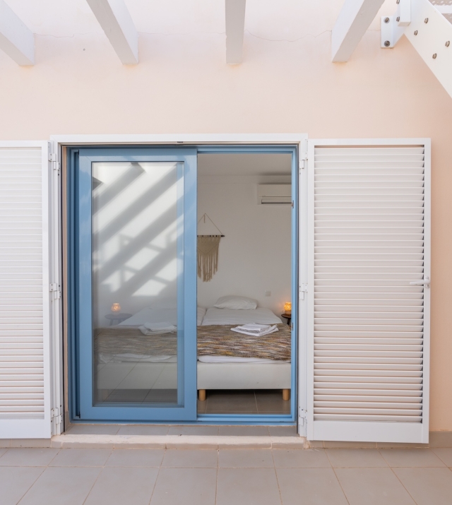 Resa Estates Ibiza sale ted koop Cala Tarida patio townhouse entrance patio.JPG